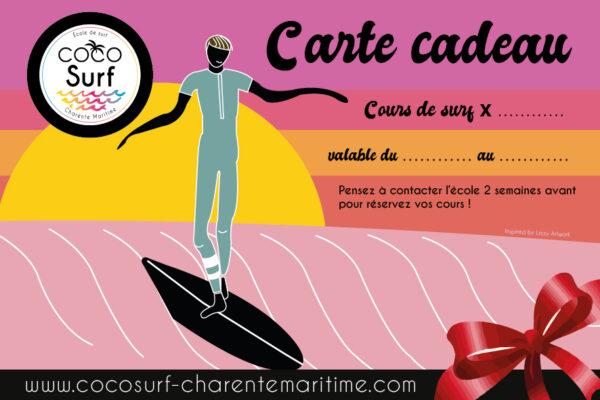 image d une carte cadeaux Coco Surf